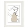 Hama Holzrahmen "Kopenhagen", Weiß, 50 x 70 cm