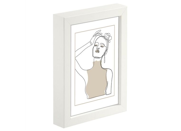 Hama Holzrahmen "Kopenhagen", Weiß, 50 x 70 cm