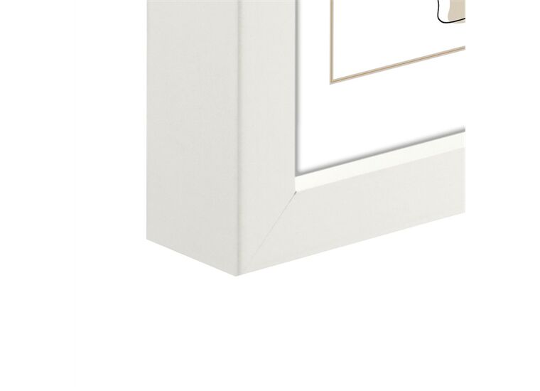 Hama Holzrahmen "Kopenhagen", Weiß, 50 x 70 cm