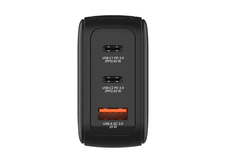 Verbatim Mini GaN Charger 65W Display
