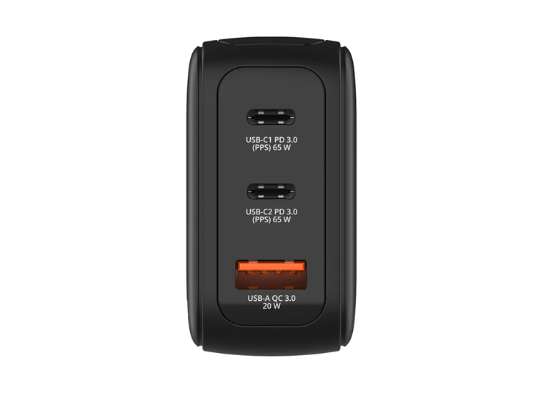 Verbatim Mini GaN Charger 65W Display