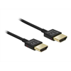 DeLock HDMI auf HDMI FlexInstall Kabel 4K Slim