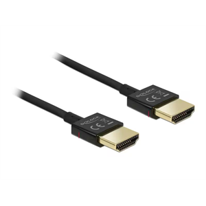 DeLock HDMI auf HDMI FlexInstall Kabel 4K Slim