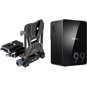 SmallRig Videokamera-Akku VB99 Pro Kit Platte + Stange