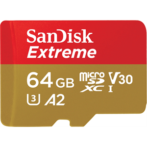 SanDisk microSDXC 64GB Extreme 170MBs / 80MBs SanDisk microSDXC 64GB Extreme 170MBs / 80MBs