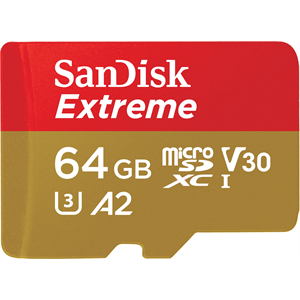 SanDisk microSDXC 64GB Extreme 170MBs / 80MBs SanDisk microSDXC 64GB Extreme 170MBs / 80MBs