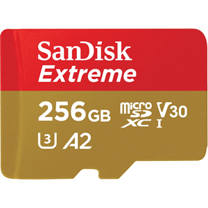 SanDisk microSDXC 256GB Extreme 190MBs / 130MBs SanDisk microSDXC 256GB Extreme 190MBs / 130MBs