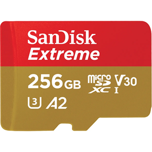 SanDisk microSDXC 256GB Extreme 190MBs / 130MBs SanDisk microSDXC 256GB Extreme 190MBs / 130MBs