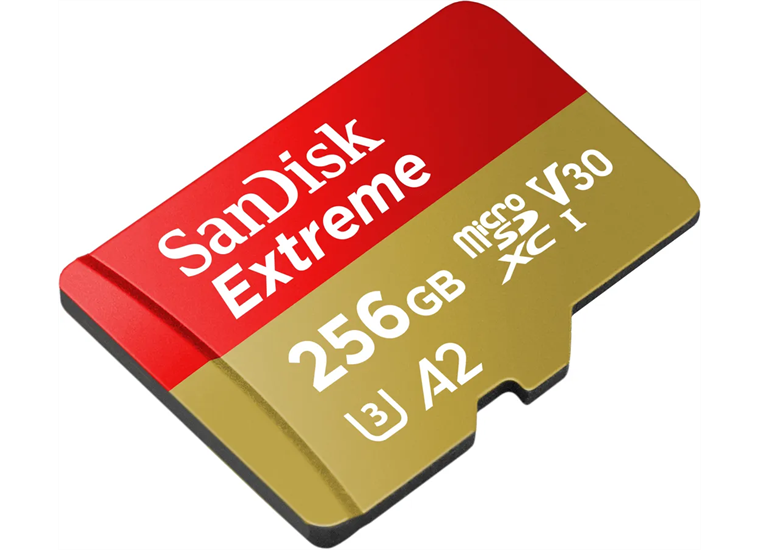SanDisk microSDXC 256GB Extreme 190MBs / 130MBs