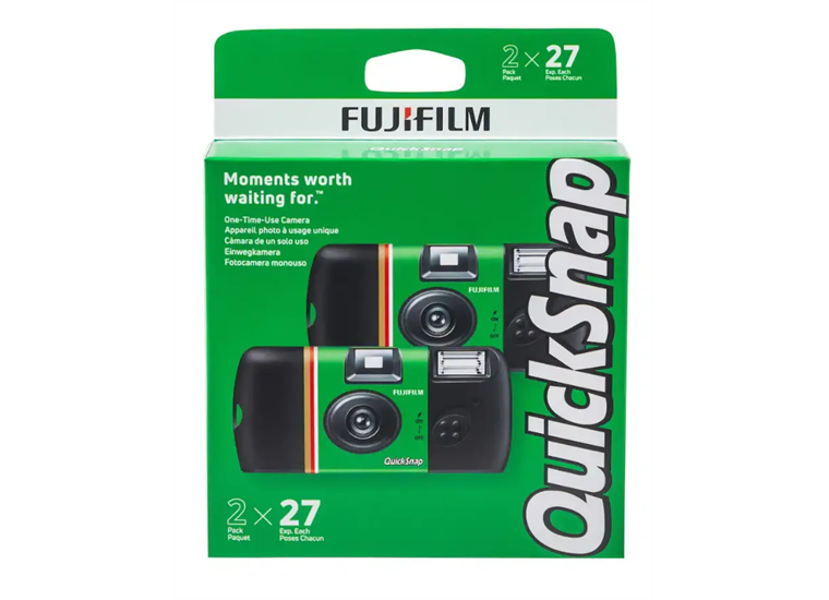 Fujifilm Einwegkamera QuickSnap ED 27 Flash 2 Pack