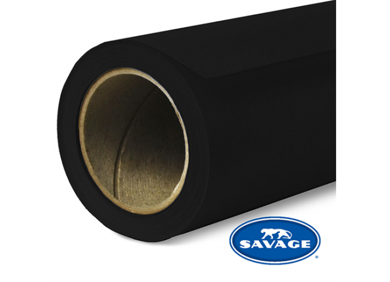 Savage Hintergrund Papier Black 2.72 x 11m