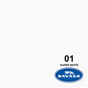 Savage Hintergrundpapier Super White 2.72x11m