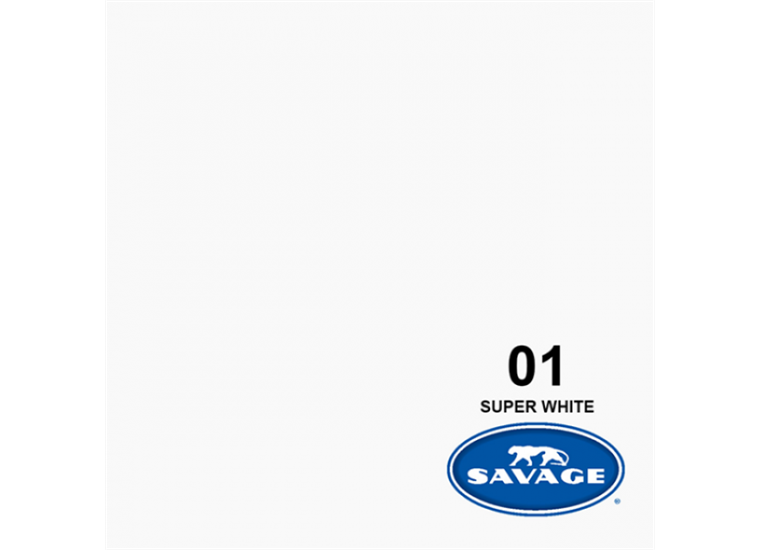 Savage Hintergrundpapier Super White 2.72x11m