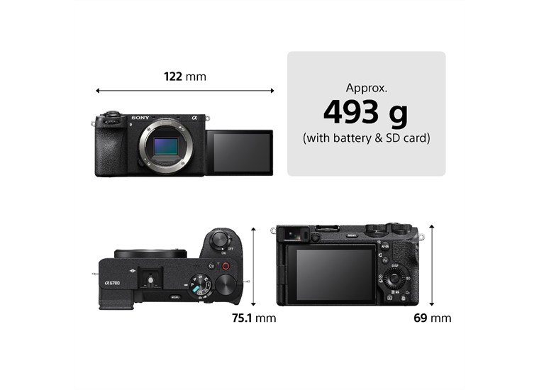 Sony ILCE-6700GBDI SELP1650 II + SEL70350G Wildlife-KIT