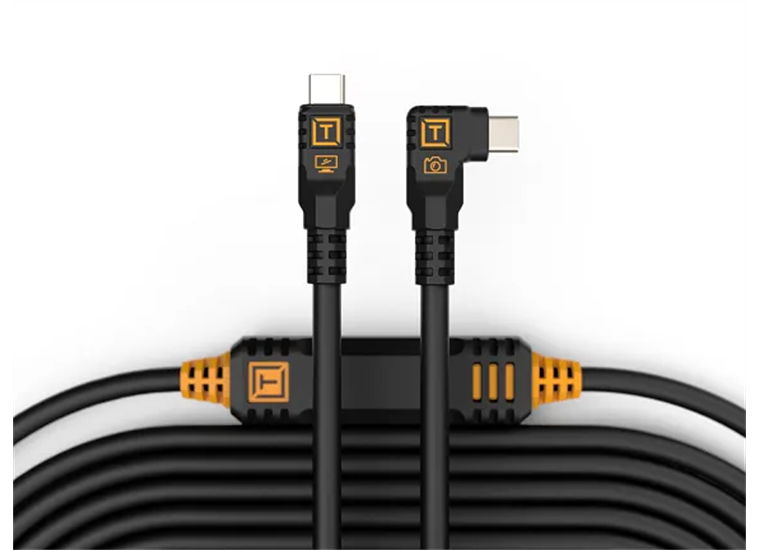 TetherPro Optima 10G USB-C 4.6m RT BLK