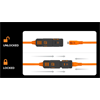 TetherPro Optima 10G USB-C Ext Cable 4.8m Org