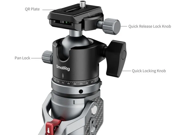 SmallRig Einbeinstativ Carbon Fiber Photography
