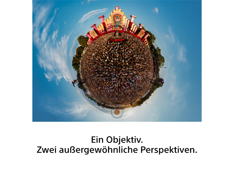 Sony SEL8-14F3.5G Fisheye-Zoomobjektiv