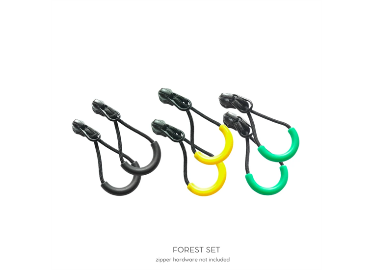 Compagnon Zipper-Schlaufen 6er Set